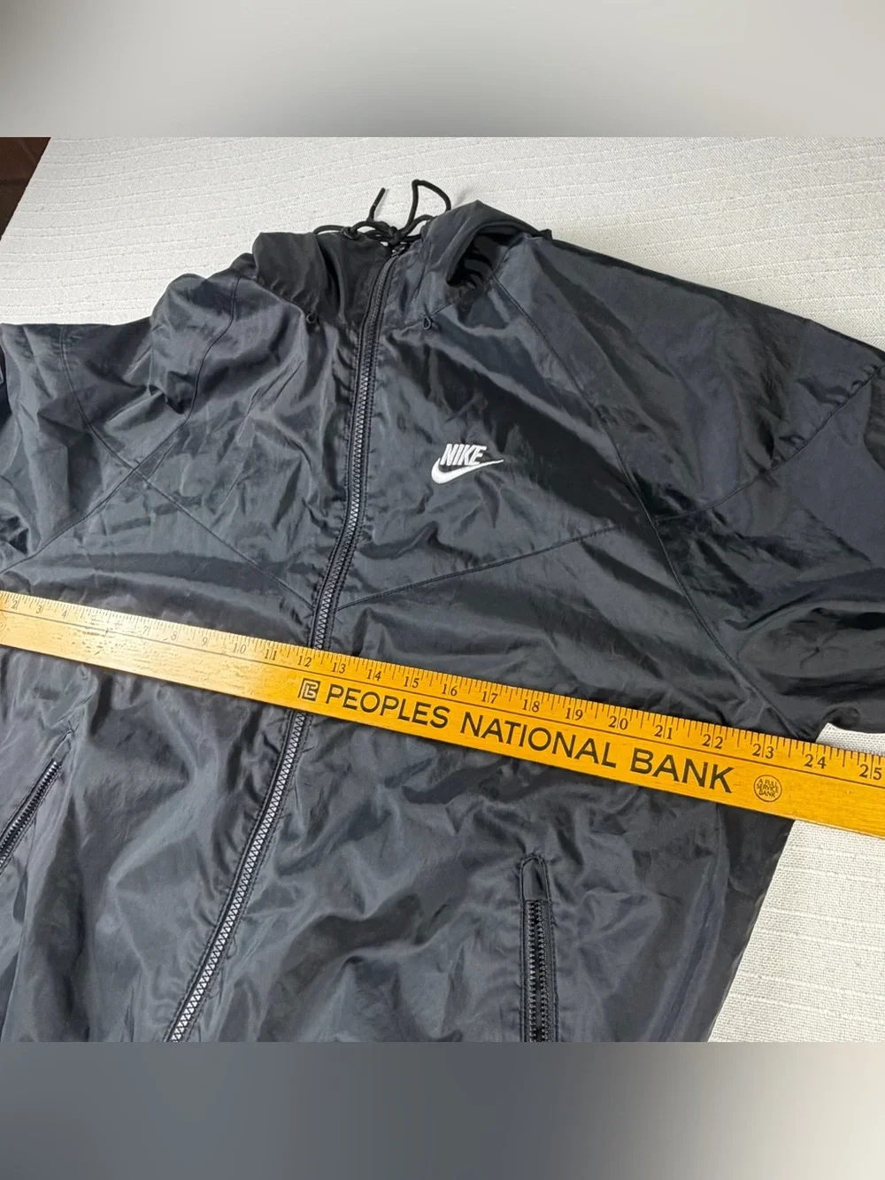 Nike Windrunner Full Zip Hooded Jacket Black Men's Size Small